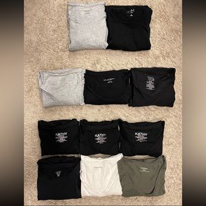 Maternity tees/dresses bundle (11 pieces)